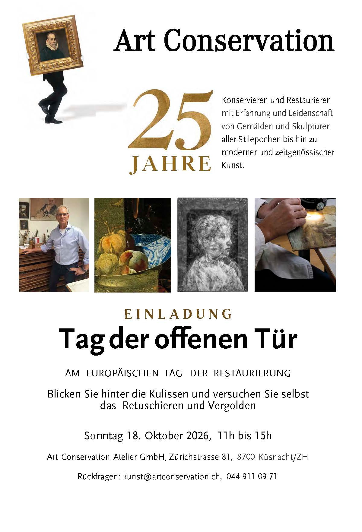 25 Jahre Art Conservation – Tag der offenen Tür